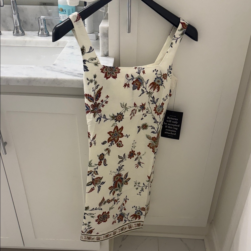 Tuckernuck Terracotta Chintz Cotton Linen Cassie Dress